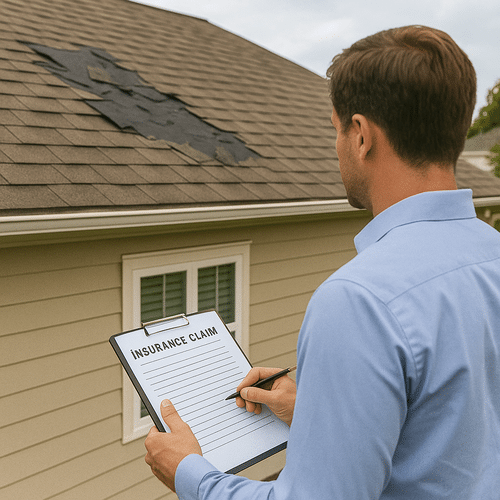 Roof insurance claim help