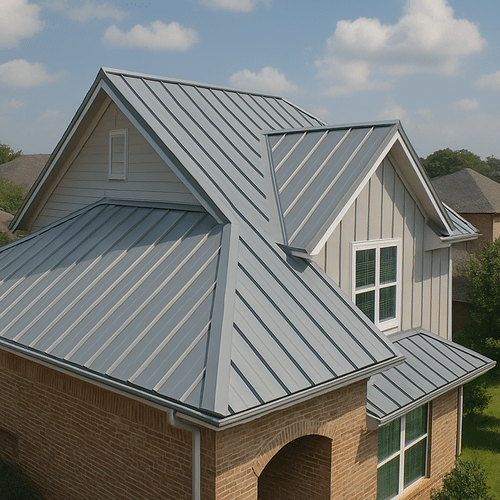 Standing Seam Metal Roof Installation